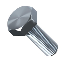 M3 (3mm x 40mm) Hexagon Head Screws Fully Threaded Hex Bolts High Tensile Steel Grade 8.8 Zinc DIN 933 (Pack of 20)