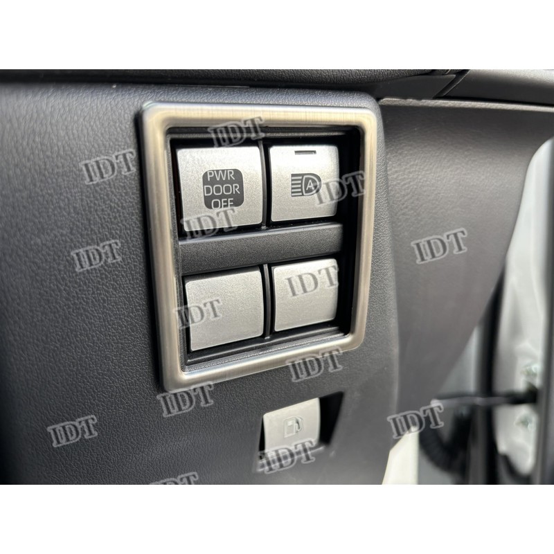 IDT 40系 アルファード ヴェルファイア フロントスイッチパネルカバー トリム リング ステンレス製 インテリアパネル 内装