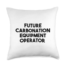 Future Carbonation Equipment Operator Throw Pillow