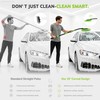 Car Wash Brush Kit, Long Handle, Microfiber Wash Mop, 15°