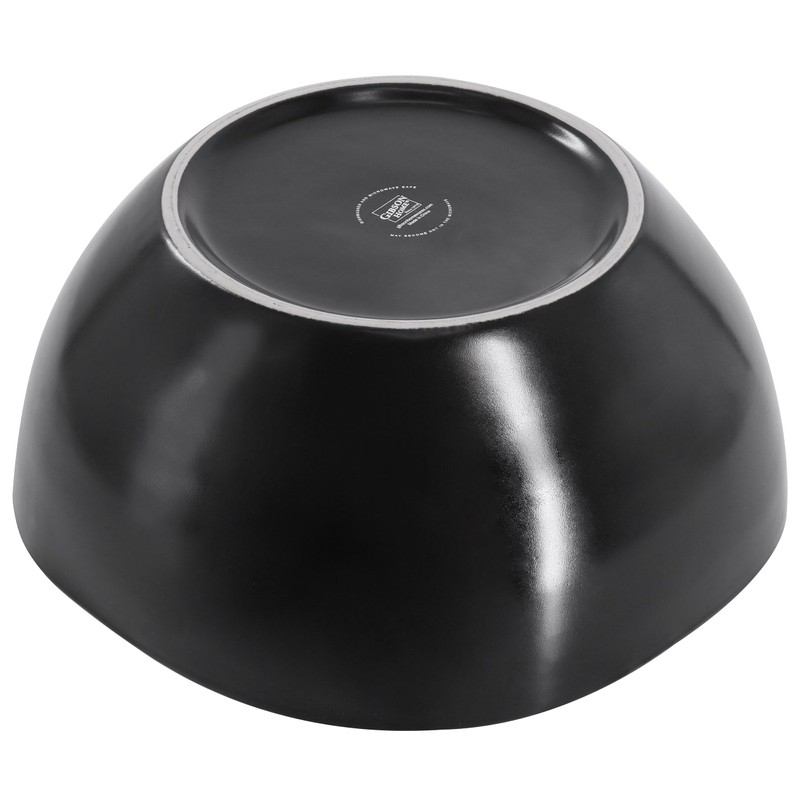 Gibson Home Urban Cafe Stoneware Serving Bowl, 10.3-inch Diameter, Red