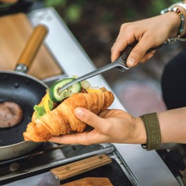 Thous Winds Yakiniku Tongs, Clever Tongs, Kitchen Tongs, BBQ Tongs, Outdoor Camping, BBQ, Yakiniku, Fried Food