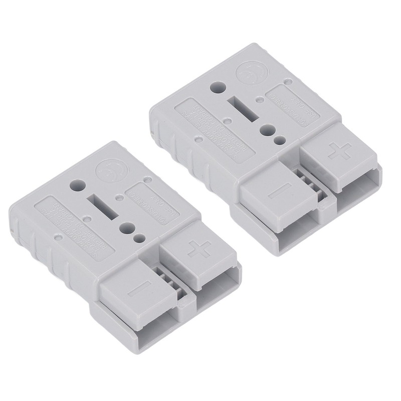 2 Set Battery Quick Connector 50A 600V Fireproof High Conductivity