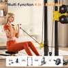soges Foldable LAT Pull Down Machines & Rowing Machine, Multi-Functional