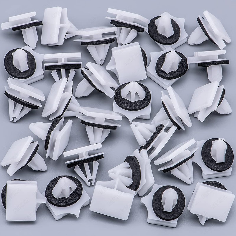 Rexka 30pcs Rocker Molding Clip for Ford W716503-S300 Fusion Lincoln