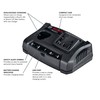 BOSCH GAX1218V-30 18V/12V Dual-Bay Battery Charger