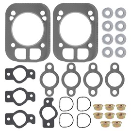 CARBBIA 2 Set of Engine Cylinder Head Gasket Kit 32 841 02-S Compatible with Kohler 32-841-02-S Engine EKT740 EKT750 KT600 KT610 KT620 KT715 KT725 SV735 SV740 SV810 SV820 SV830 SV840 Lawn Mowers
