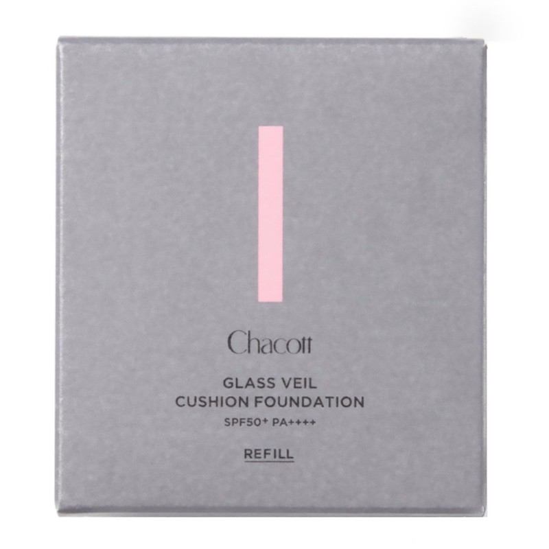Chacott Glass Veil Cushion Foundation (Refill), Case Sold Separately, Puff,