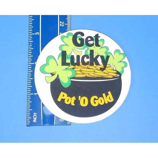 Fun Express Get Lucky - Pot 'O Gold Button, 3"