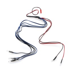 SHEAWA 5mm 6pcs LED Light Unit for RC Car Light Kit Red Blue Modified Parts