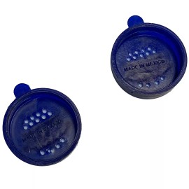 Corona Pair (2) of Corona Salt and Pepper Shaker Caps Beer Bottle Lids Tops