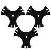 Andorm 3-Side 375-411 Star Edger Blades 9" x 1/2" Center