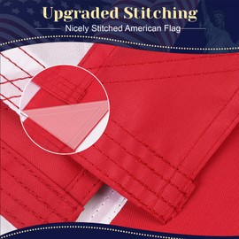 Premium American Flag,American Flags for Outside,3x5 American flag outdoor heavy duty,Tear Proof Series American Flags for Outside 3X5,USA Flags with Brass Grommets,UV Protected,Sewn Stripes,Embroidered Stars