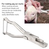 Pig Ear Tag Plier Stainless Steel Animal Ear Notcher with
