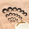 Longbeauty 18Pcs Acrylic Septum Pincher Tapers C Shape Buffalo Ear