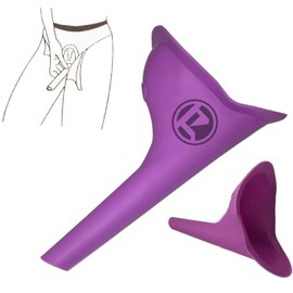 ZatRuiZE Female Urinal Purple, Portable Travel Urination Device for Women