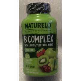 Naturelo (Lot Of 3) Naturelo B Complex 120 Vegetarian Capsules (360 Cap. Total) NEW!