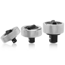 Mesee 3 Pieces Palm Ratchet Wrench Set Reversible Thumb Wheel Ratchet Wrenches 1/4", 3/8", 1/2" Drive Thumb Lever Finger Ratchets Mini Thumbwheel Ratcheting Socket Wrench Tool