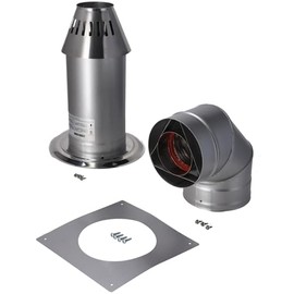 Rheem ProTech Horizontal Vent-Cone Termination Kit (2 in. x 4 in. Wall) - RTG20281-1