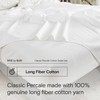 DOZ 100% Long Staple Cotton Sheet Sets, Classic Crisp Percale