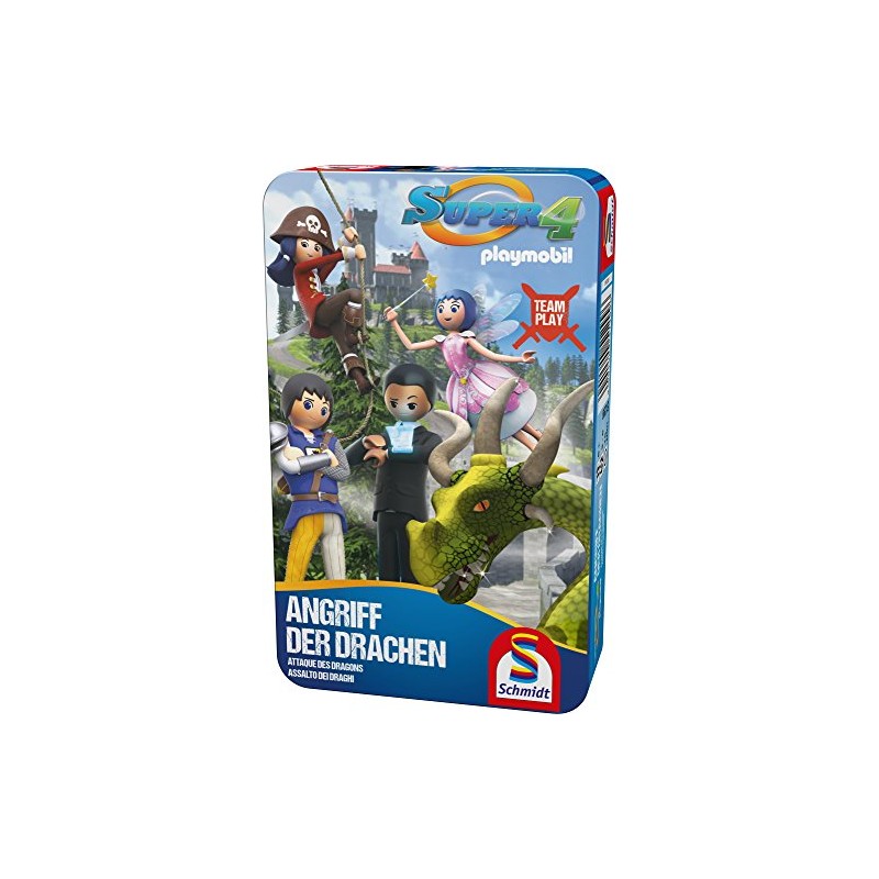 Schmidt Spiele 51299 Super 4, Angriff der Drachen, Bring mich