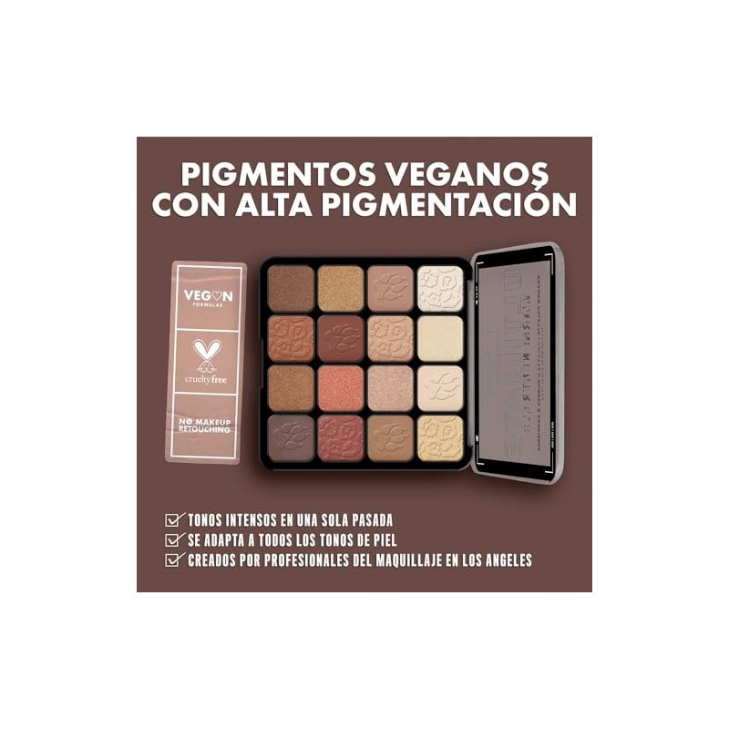NYX Professional Makeup Ultimate Shadow Palette, Tono Warm Neutrals