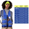 AYKRM Blue Women Hi Vis Vests blue High Visibility Reflective