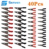 Senven Clamp Vise, 40Pcs Crocodile Clip - 20 Medium Metal