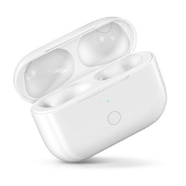 Compatible with AirPods Pro 1st & 2nd Generation Charging Case Replacement, Compatible with Wireless AirPods Pro 1st & 2nd Charger Case with Bluetooth Pairing Sync Button,White