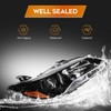 Headlight Assembly for Toyota Camry 2015-2017 Black Housing Amber Reflector