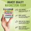 Center-Filled Magnesium Glycinate Gummies 400MG - High Absorption for Kids,