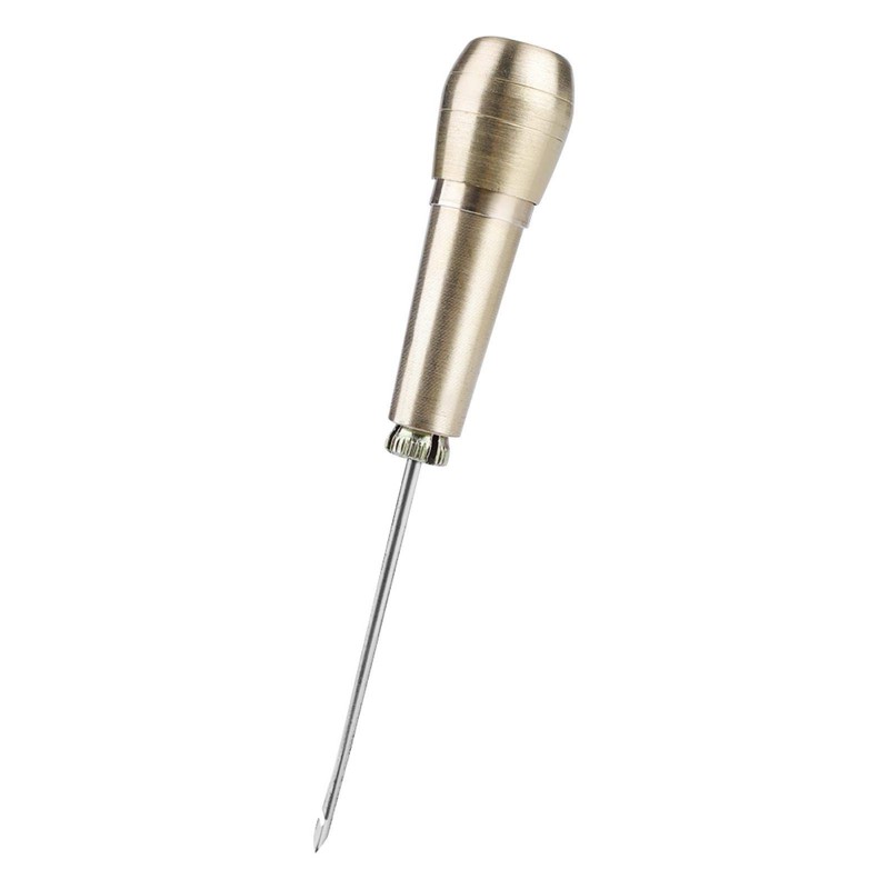 Awl Tool Sewing 3 Needles Copper Handle Sewing Awl Leather