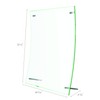 Deflecto Superior Image Curved Sign Holder, 8.5 x 11 Inches