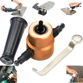 1 x Double Head Metal Plug Nibbler Tool Leaf Cutter Saw Drill Accessory for Drilling Ultimate Multi-Purpose Attachment