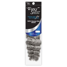 Foxy Silver (Weave - HH Ocean Wave 10 Inch - 1 Pack) - Human Hair Weave in 44