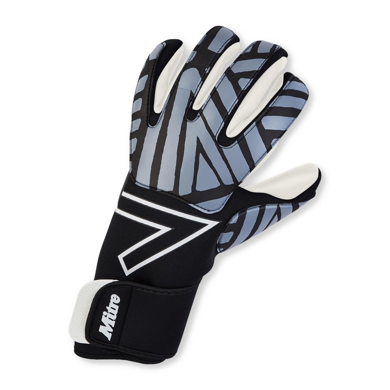 Mitre Unisex Youth Impel Goalkeeper Gloves, Black, 5 EU