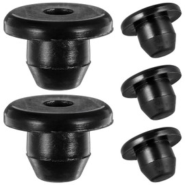 Ipetboom 5Pcs Hydraulic Jack Oil Plugs - Floor Bottle Jack Oil Reservoir Filler Plug Universal Replacement Repair Accessories - Rubber 0.55x0.43in