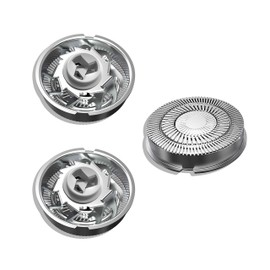 3 Pack Upgraded SH90 Replacement Head + Base for Philip Norelc Shavers Blades Series 9000/8950