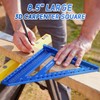 8.5 Inch Large Carpenter Square – Multi-Angle Measuring and Marking