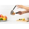 Luminuxe Stainless Steel Lemon Squeezer–Large Manual Citrus Juicer, Non-Slip Grip