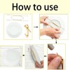 4Pcs Wall Plate Hanger Set, Plate Hanger W Shaped Spring