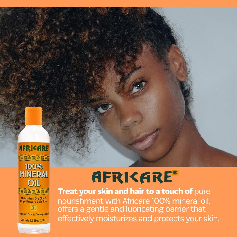 COCOCARE - Africare 100% Mineral Oil - 8.5 Fl Oz