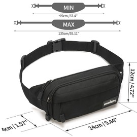 MOCOCITO Bum Bag for Men and Women for Outdoor Sports Camping Hiking Cycling Gifts for Women Men, blue