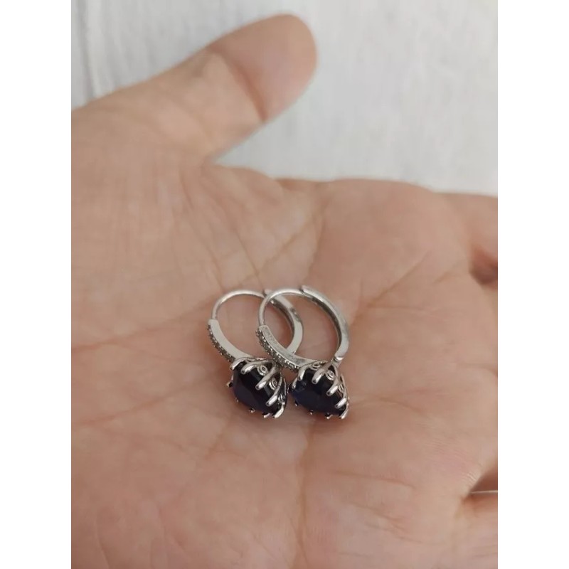 Importacion Aretes Titanic Corazón Del Mar Baño De Plata