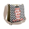 Ambesonne Marine Messenger Bag, Keep Calm I am Captain, Unisex