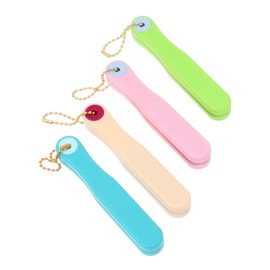 Housoutil 4pcs Nail Art Tools -table Glass Nail Files Gentle Buffer for Manicure