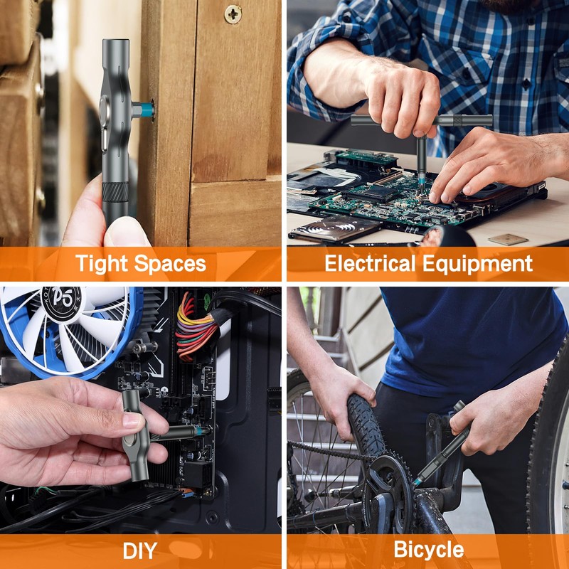 Bomivoi 34 in 1 Magnetic Screwdriver Set, DIY Ratchet Screwdriver
