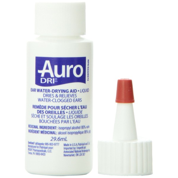 Auro-Dri Ear Water-Drying Aid for Water-clogged Ears, 29.6ml, 1 Count