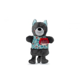 Lilliputiens 83517 Louis the Wolf Hand Puppet Interactive Toy for Children, Perfect for Telling Funny Stories and Recreating the Well-known Fairy Tale, Promotes Imagination from 2 Years, Pink