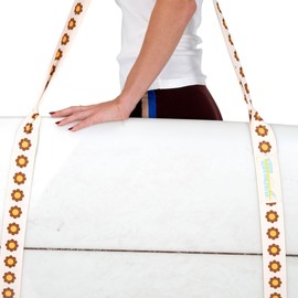 Surfboard Soks - Surfboard Shoulder Carry Strap - Surfboard Carry Strap - Adjustable Carry Strap for Surfing - Carry Strap Sunshine Daisy…